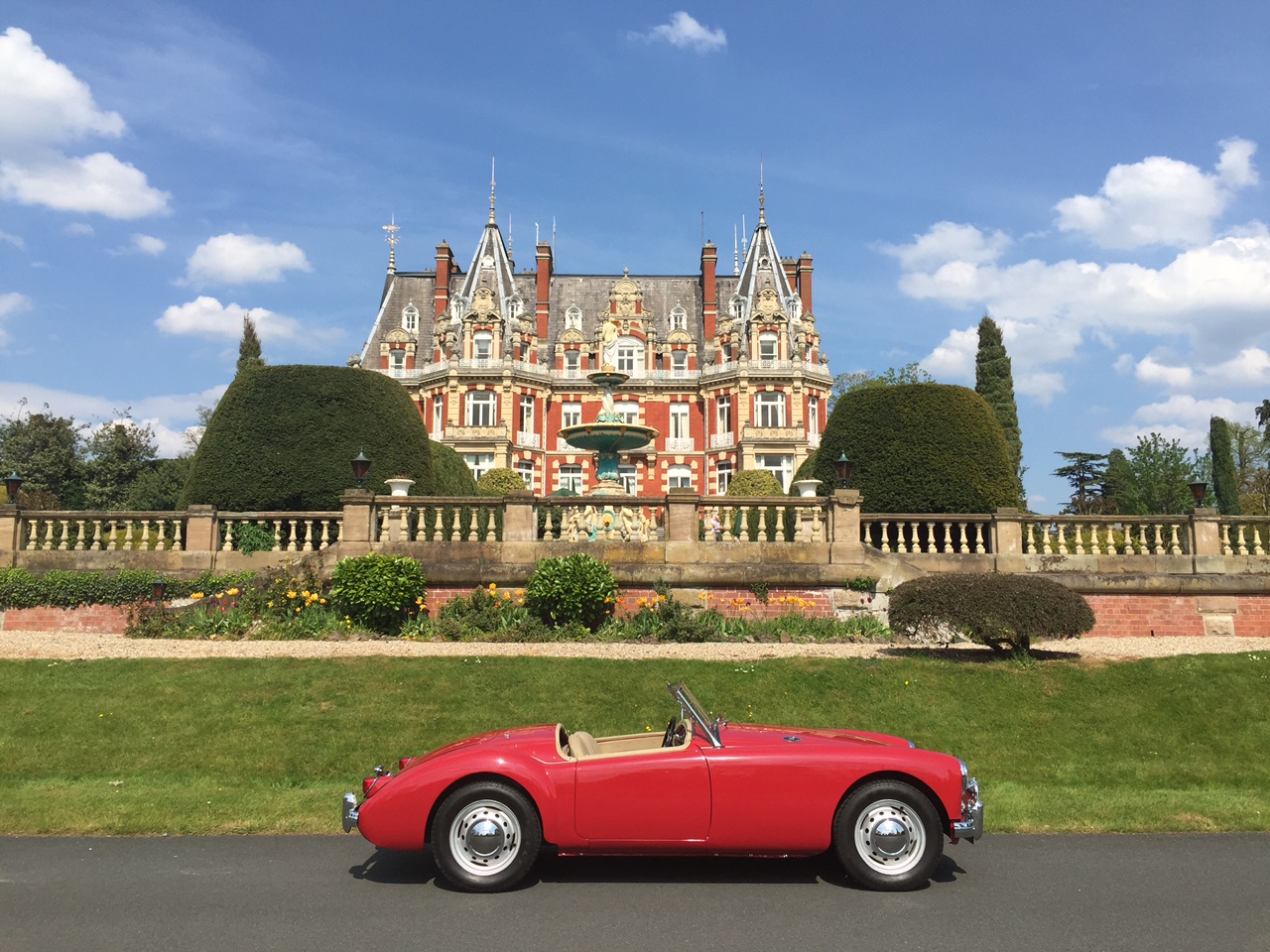 1957 MGA Chateau Impney Droitwich