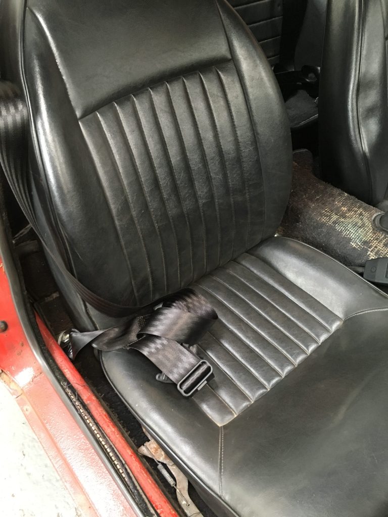 Triumph Spitfire requiring re-upholstery