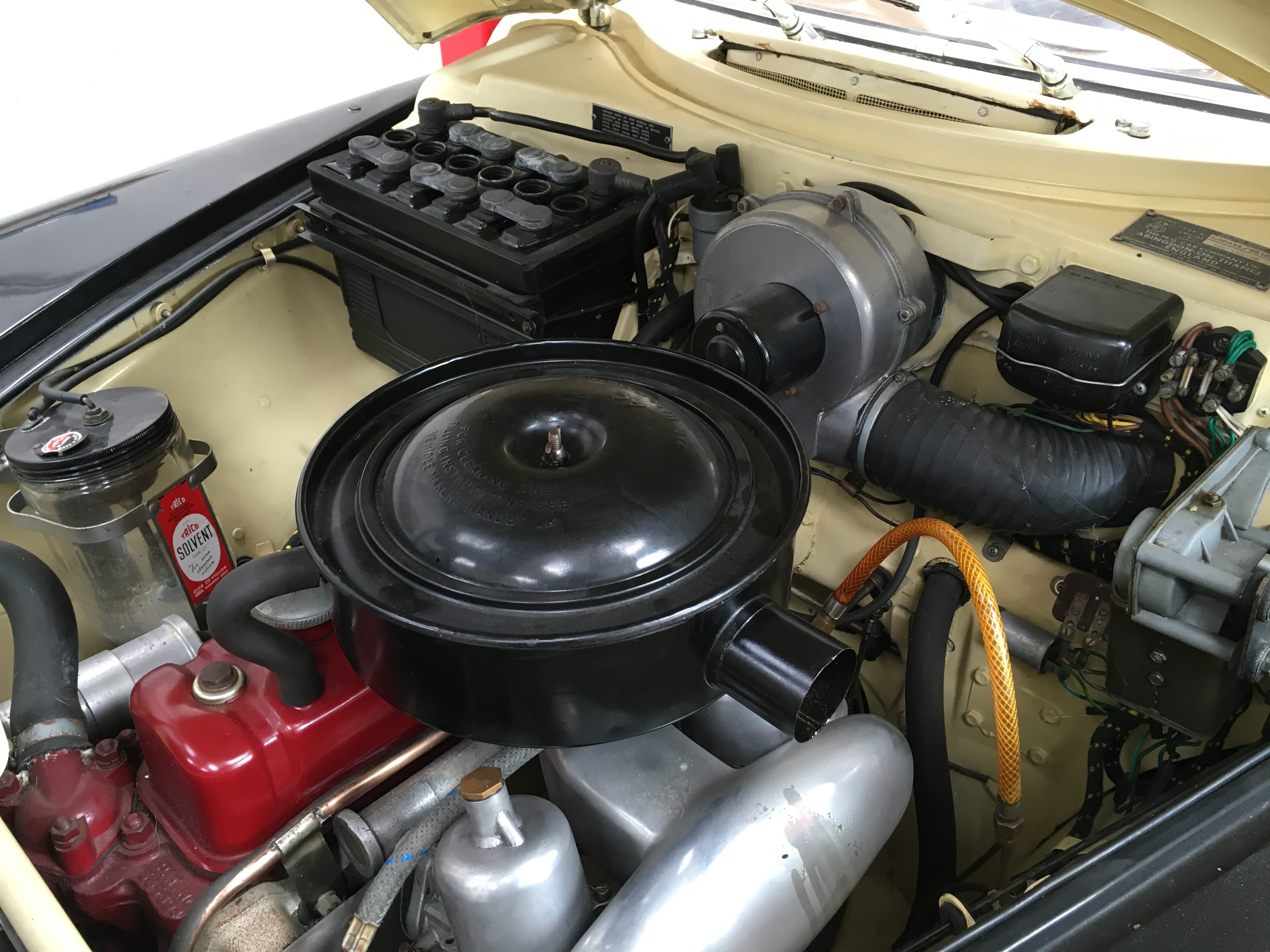 1958 MG Magnette Engine Bay