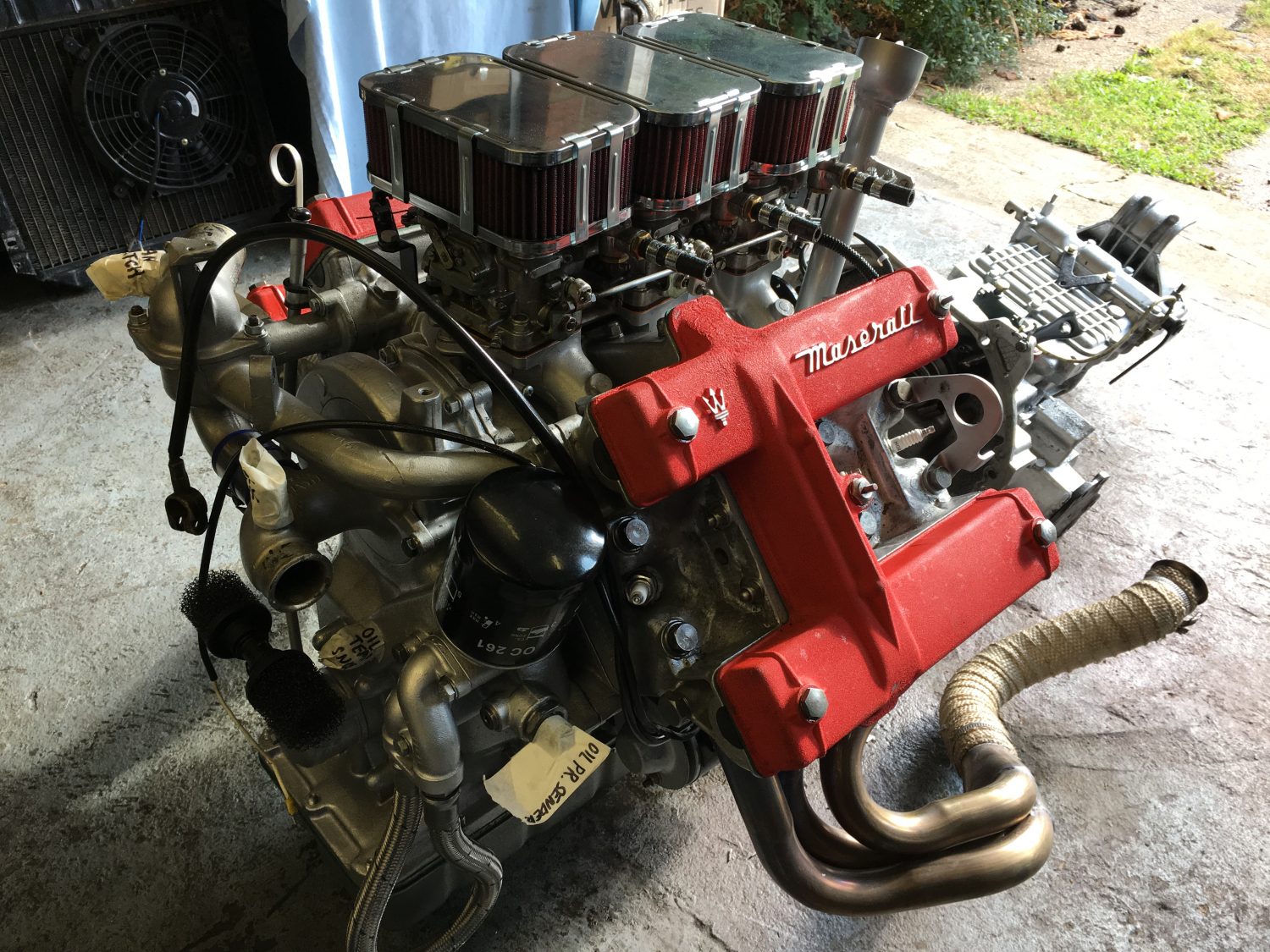 1976 Maserati Merak Engine Restored at Bridge Classic Cars