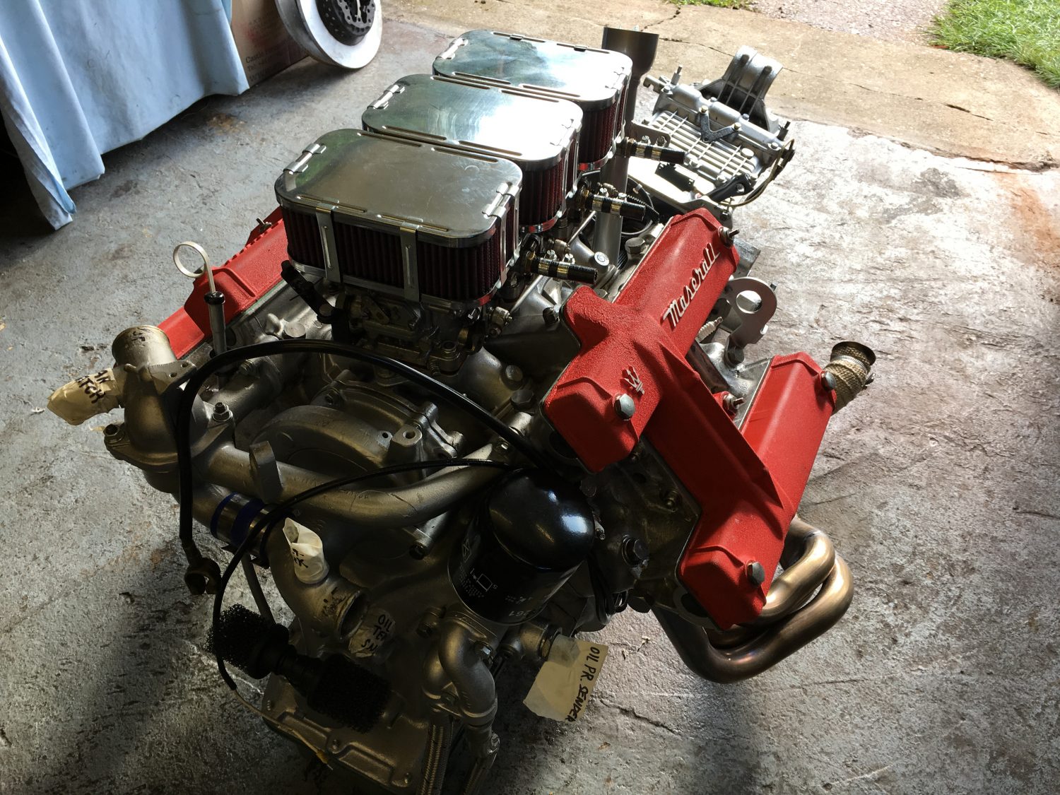 1976 Maserati Merak Engine Restored at Bridge Classic Cars