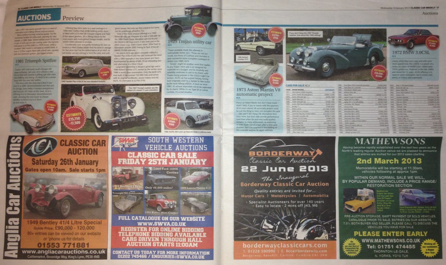 Classic Car Weekly - January 2013