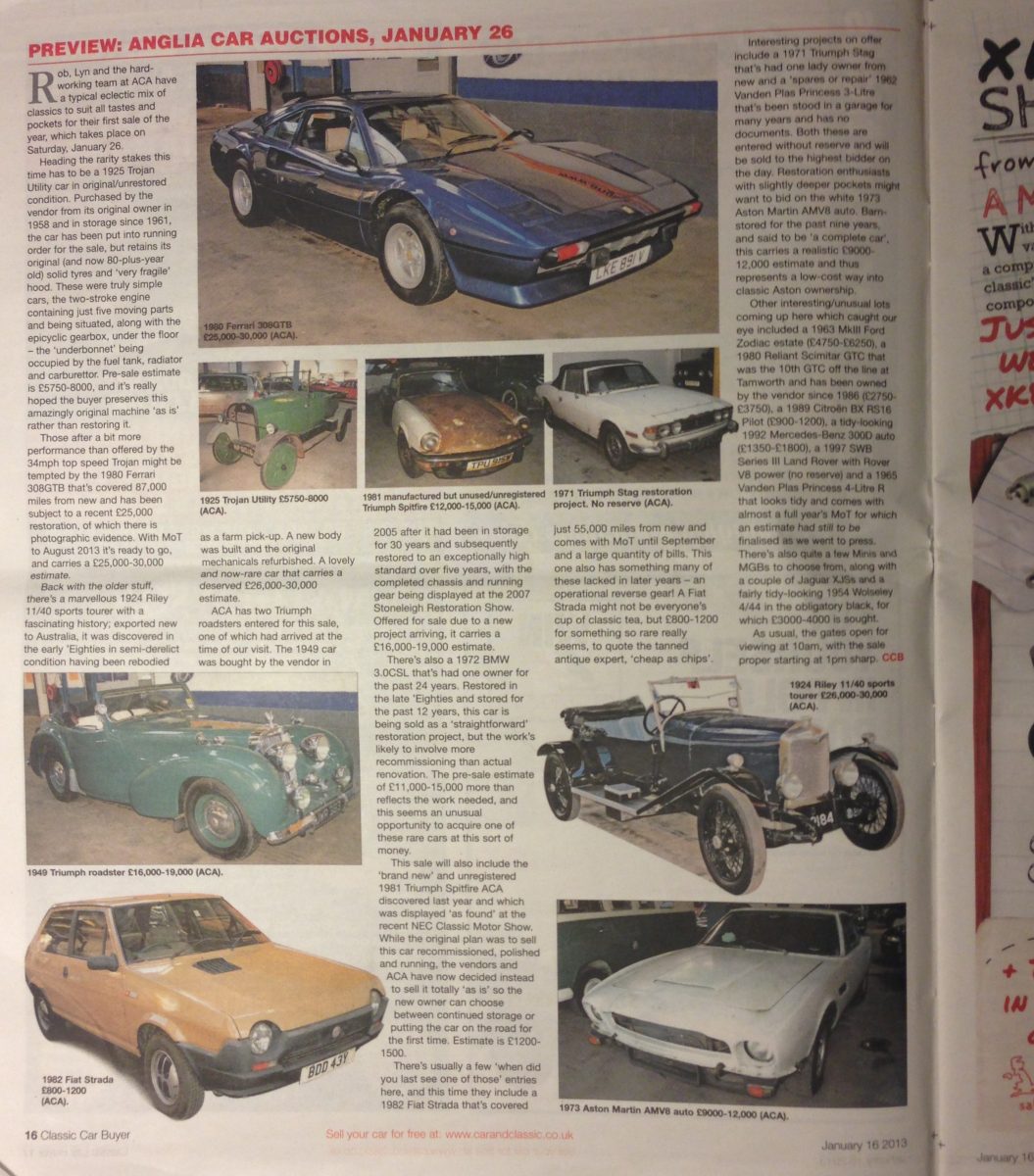Car and Classic - January 2013