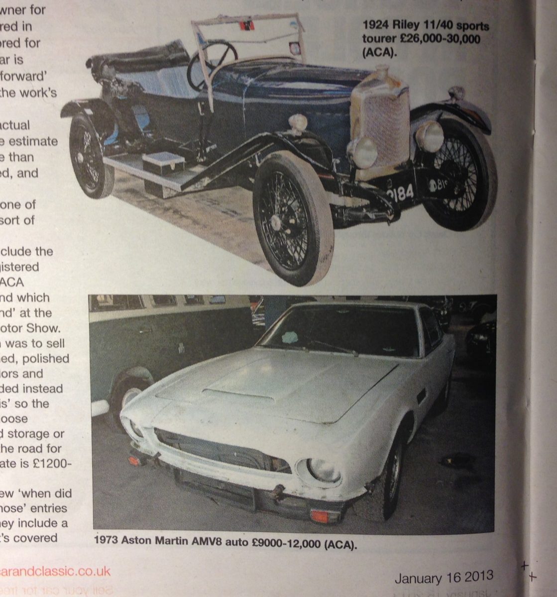 Car and Classic - January 2013