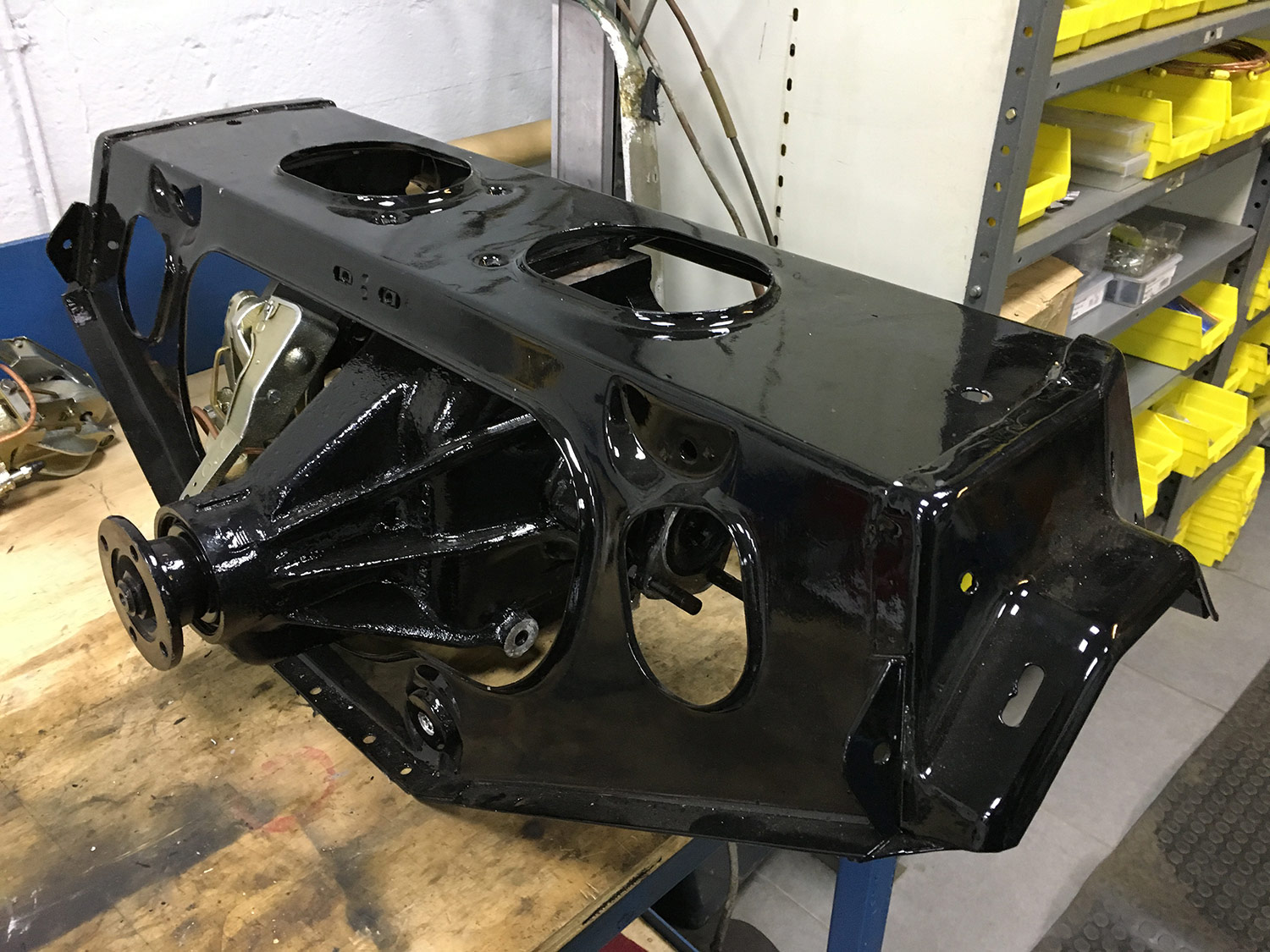 Rebuilding the rear cradle assembly Bridge Classic Cars Bridge