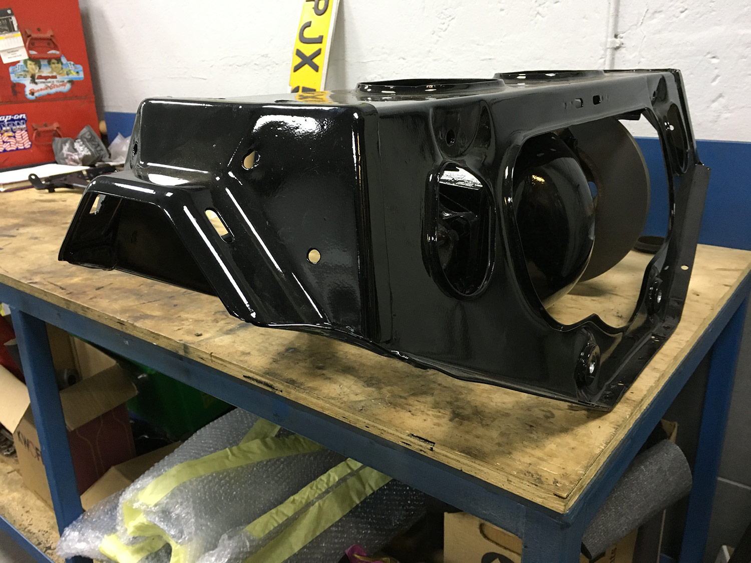 Rebuilding the rear cradle assembly Bridge Classic Cars