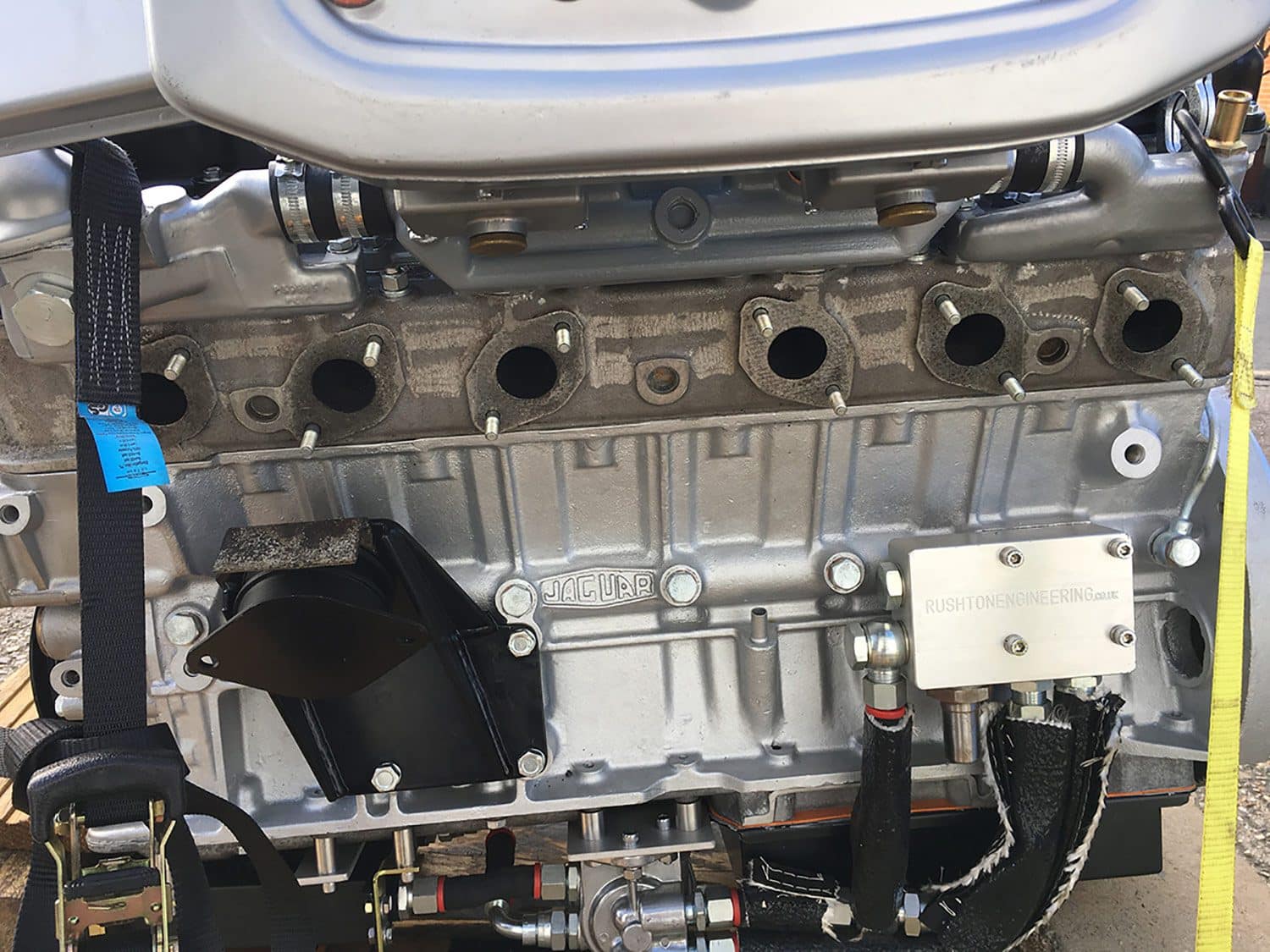 Jaguar EType V12 Engine and Gearbox arrives at Bridge Classic Cars