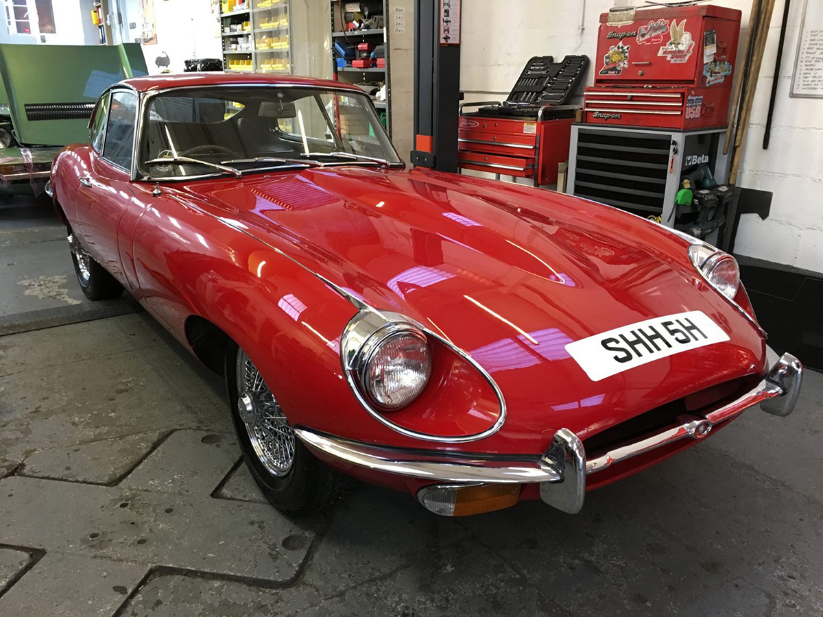 Jaguar EType full valet Bridge Classic Cars