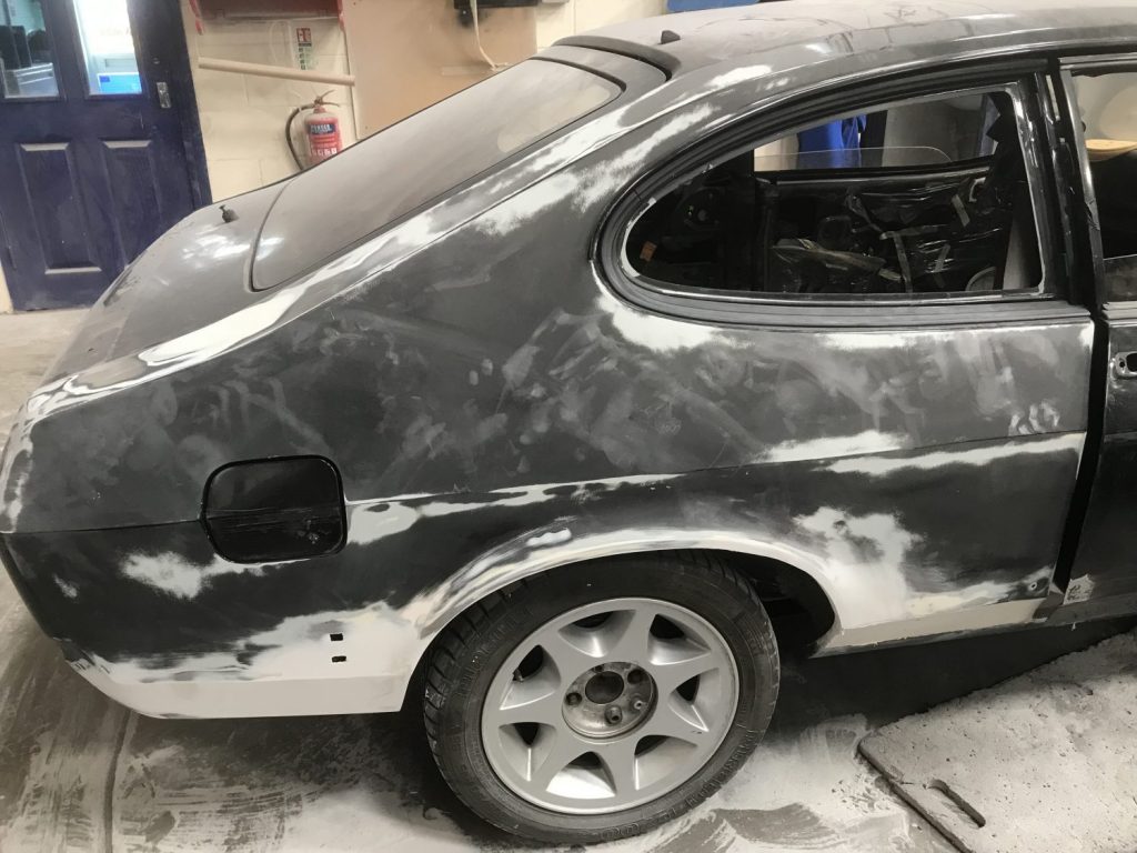 1983 Ford Capri 2.8 Injection – Body Prep for Paint