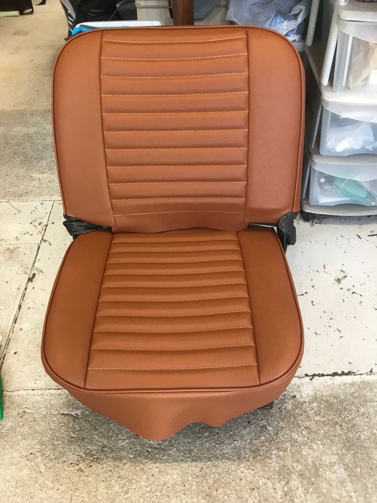 Reupholstering the Bedford seats Bridge Classic Cars Bridge