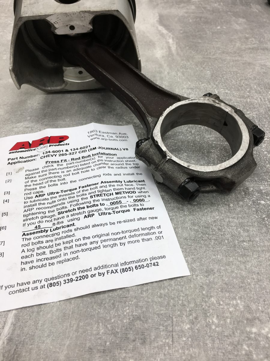 Jensen 541R Resizing the big ends on con rod Bridge Classic Cars