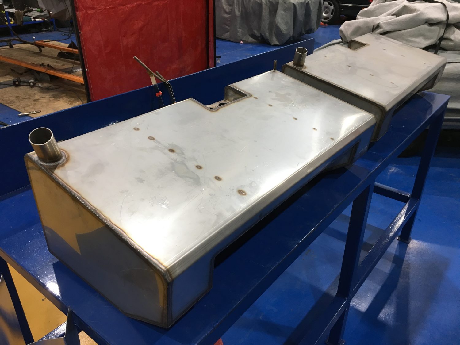 Our new stainless steel fuel tanks have arrived Bridge Classic Cars