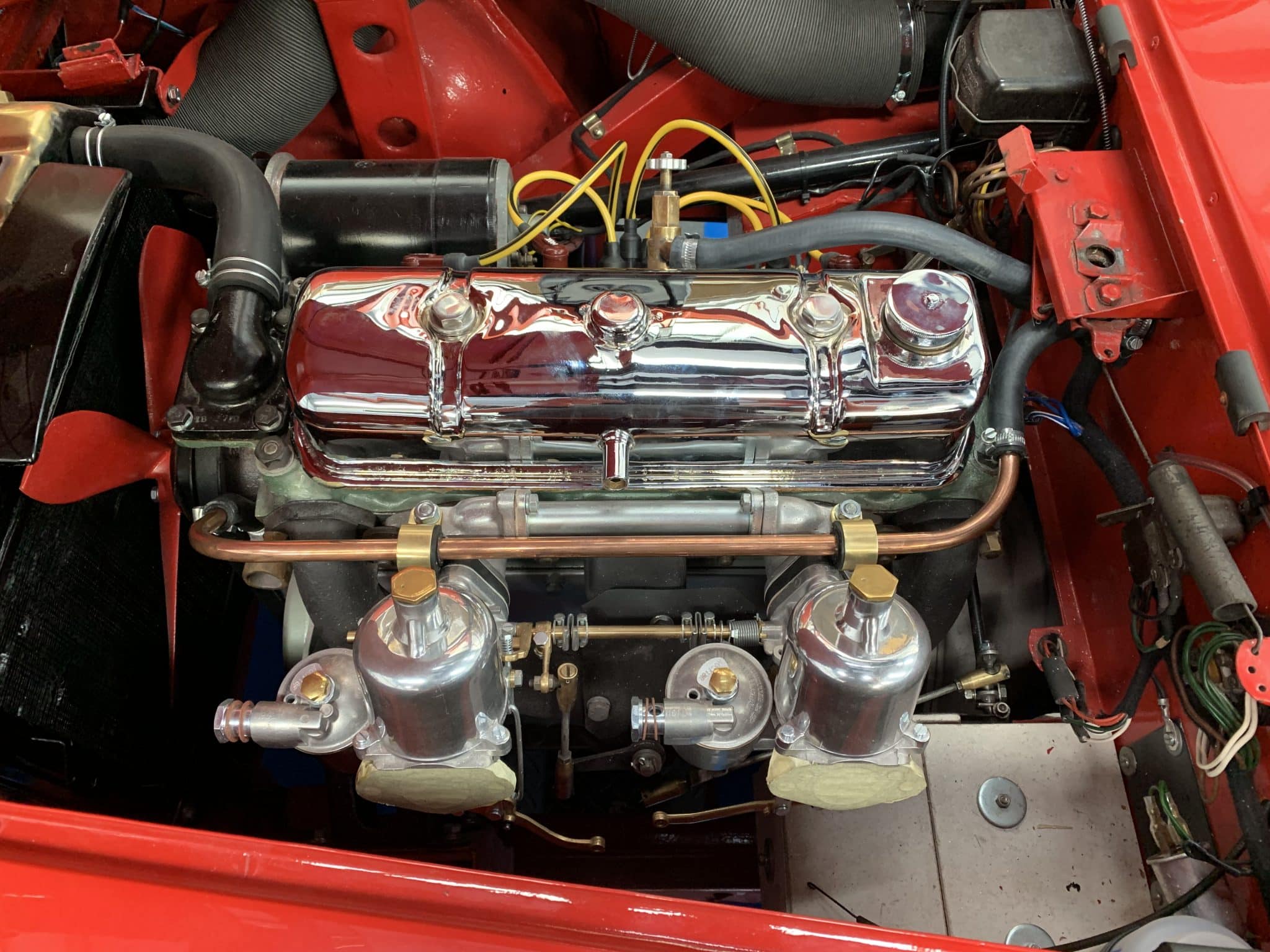 Running up our Austin Healey Engine Bridge Classic Cars Bridge
