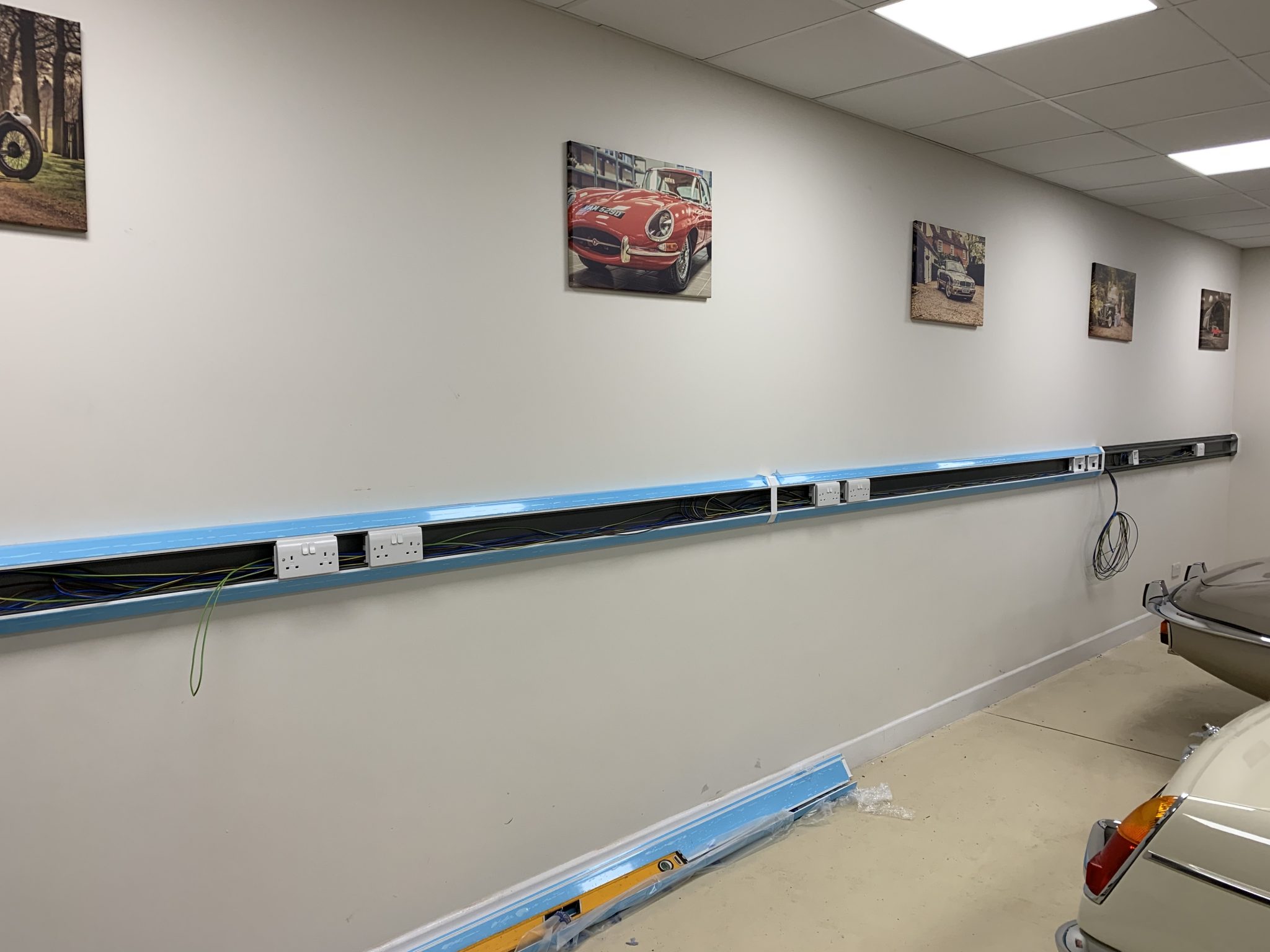 Work begins on our new Trim Shop Bridge Classic Cars Bridge Classic