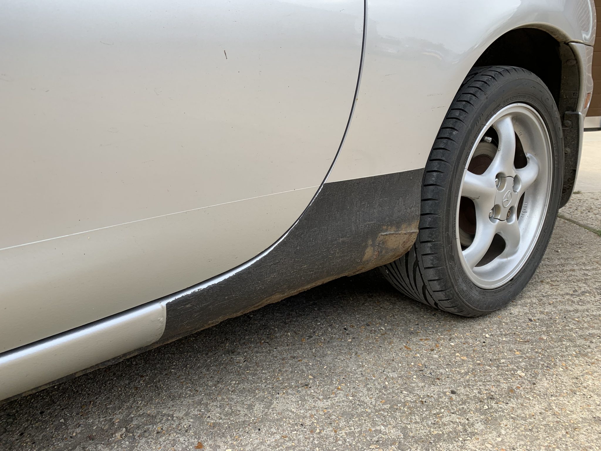 Mazda MX5 Rusty Sills Bridge Classic Cars Bridge Classic Cars