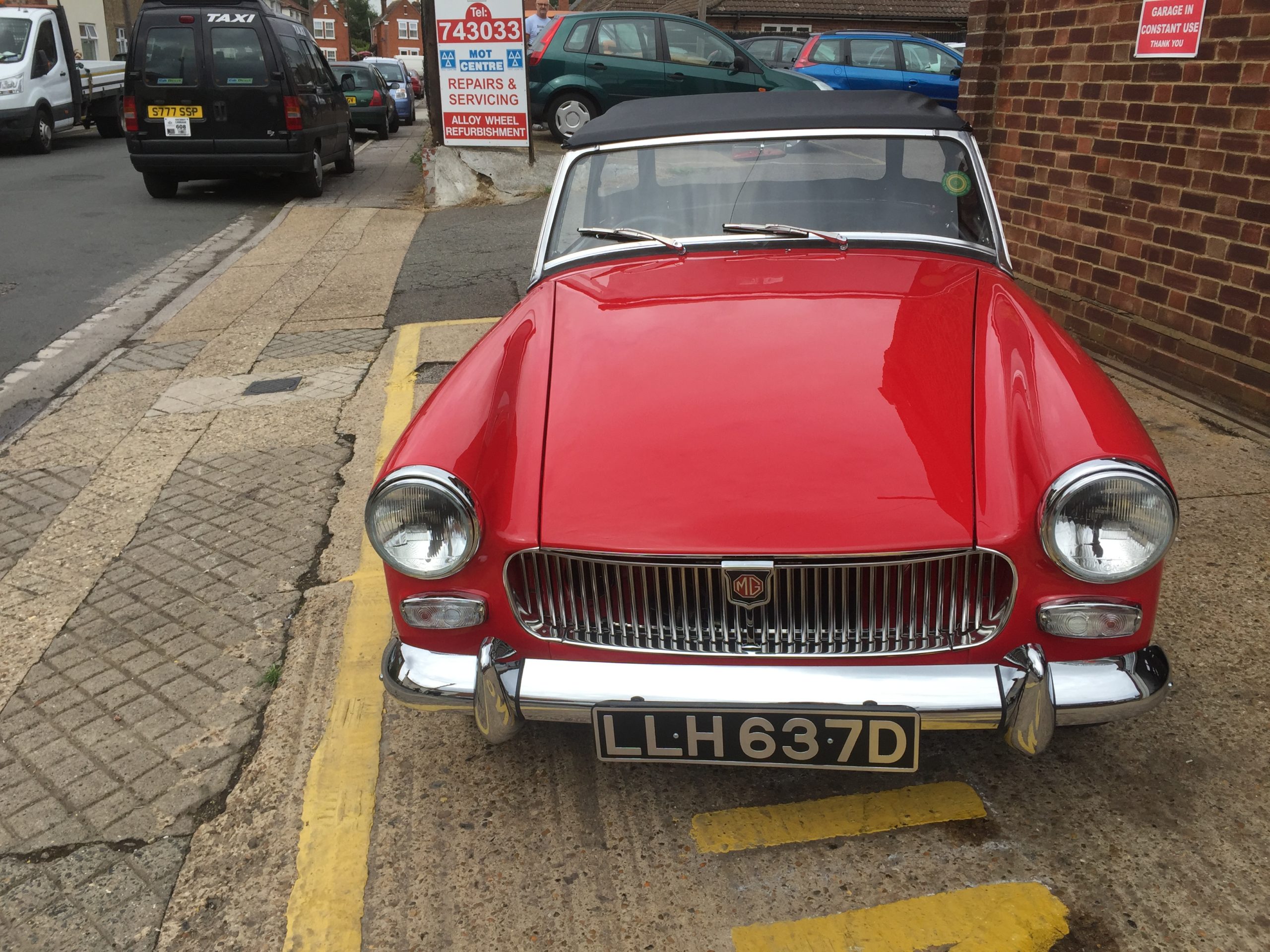 1966 MG Midget Restoration Collection Day at Bridge Classic Cars