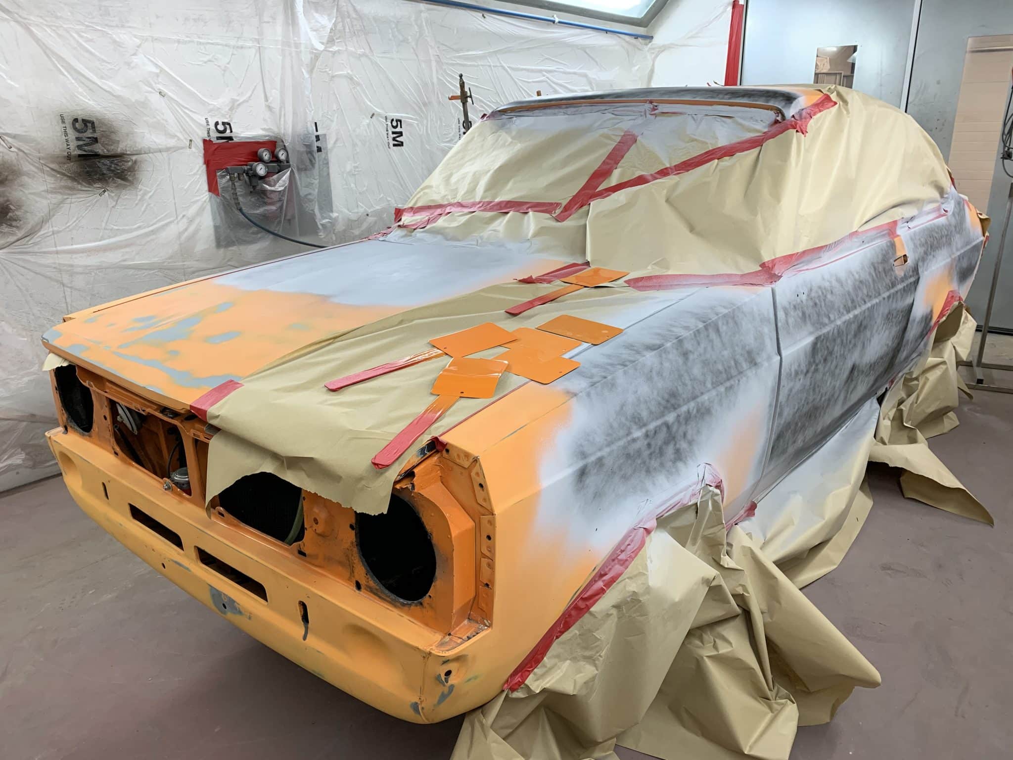 1977 Ford RS2000 Body Preparation and Paint Bridge Classic Cars