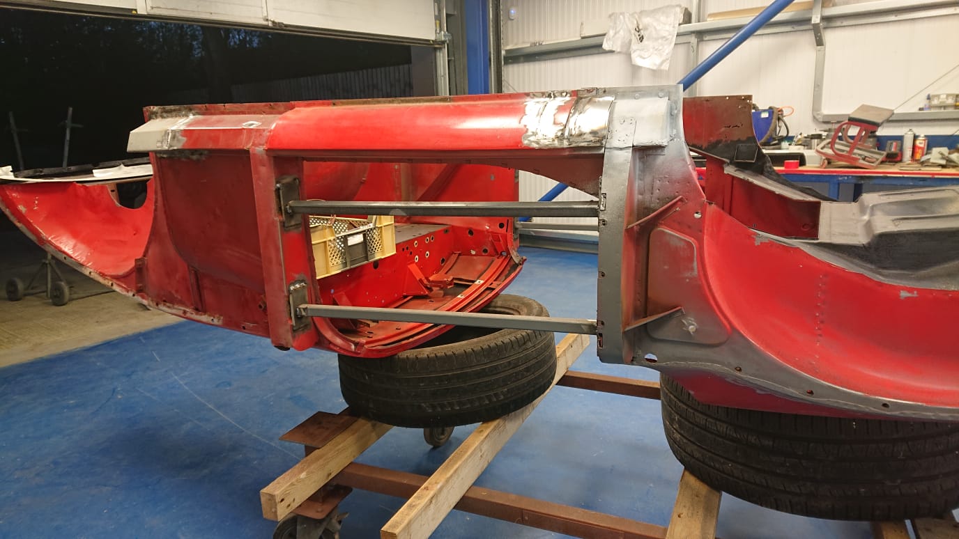 1960_MGA_Chassis_Paint_Prep_See_Chris31 Bridge Classic Cars Bridge