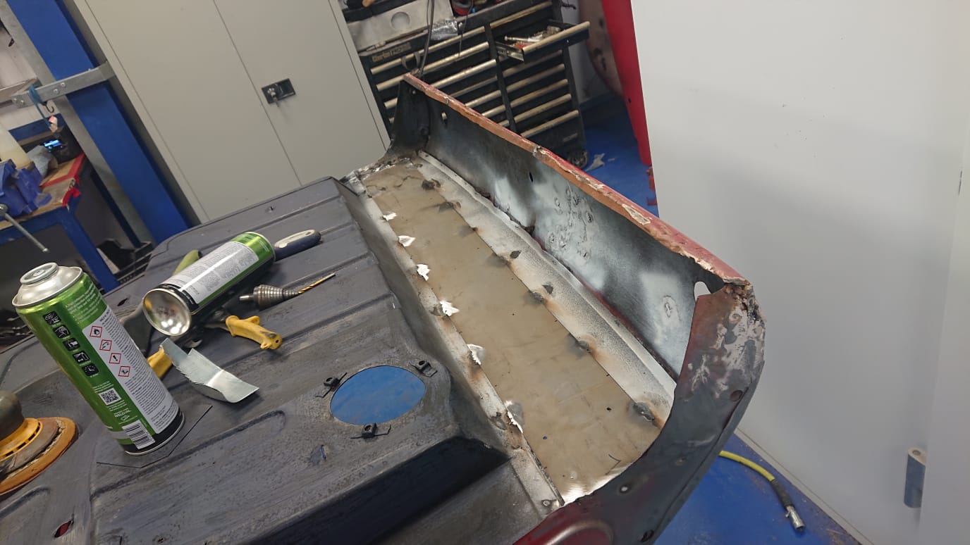 1960_MGA_Chassis_Paint_Prep_See_Chris61 Bridge Classic Cars Bridge