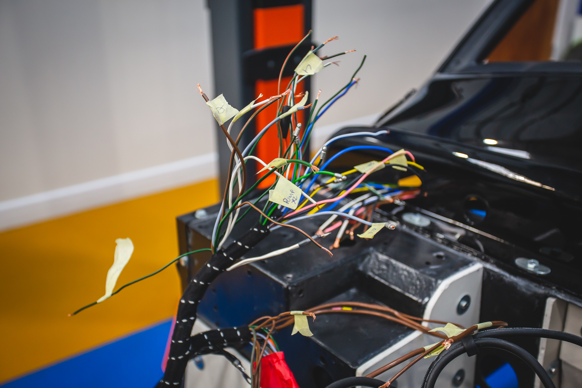 Jensen 541 R Wiring continues - Bridge Classic Cars : Bridge Classic Cars