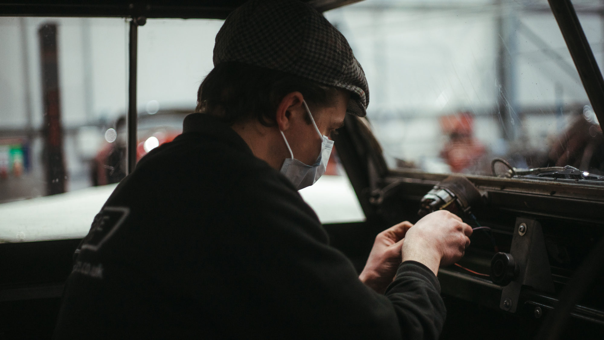 19022021LandRover1964windowwipers1 Bridge Classic Cars Bridge